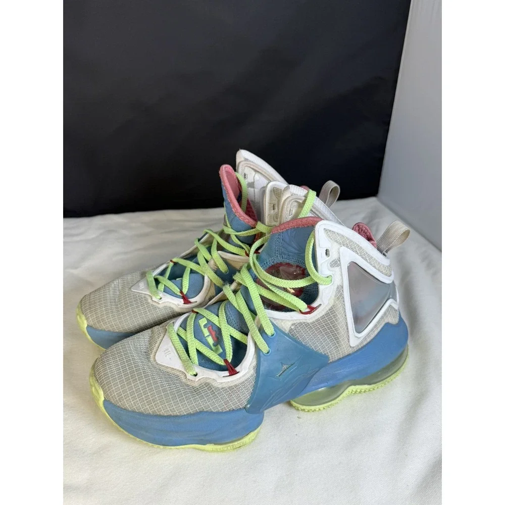 Nike Lebron XIX 19 Dutch Blue White DC9339-400 Shoes‎ Sneakers Kids 6.5